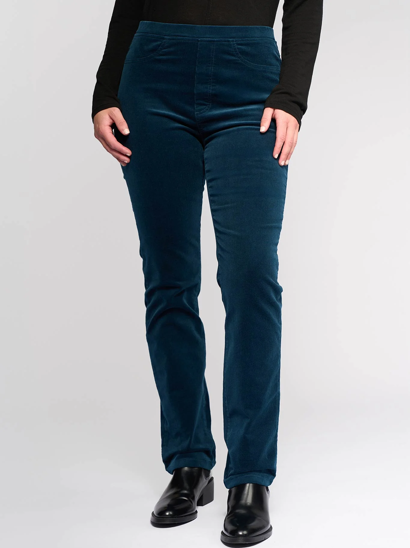 VASSALLI BAY SLIM LEG CORD PULL ON PANT - Image 8