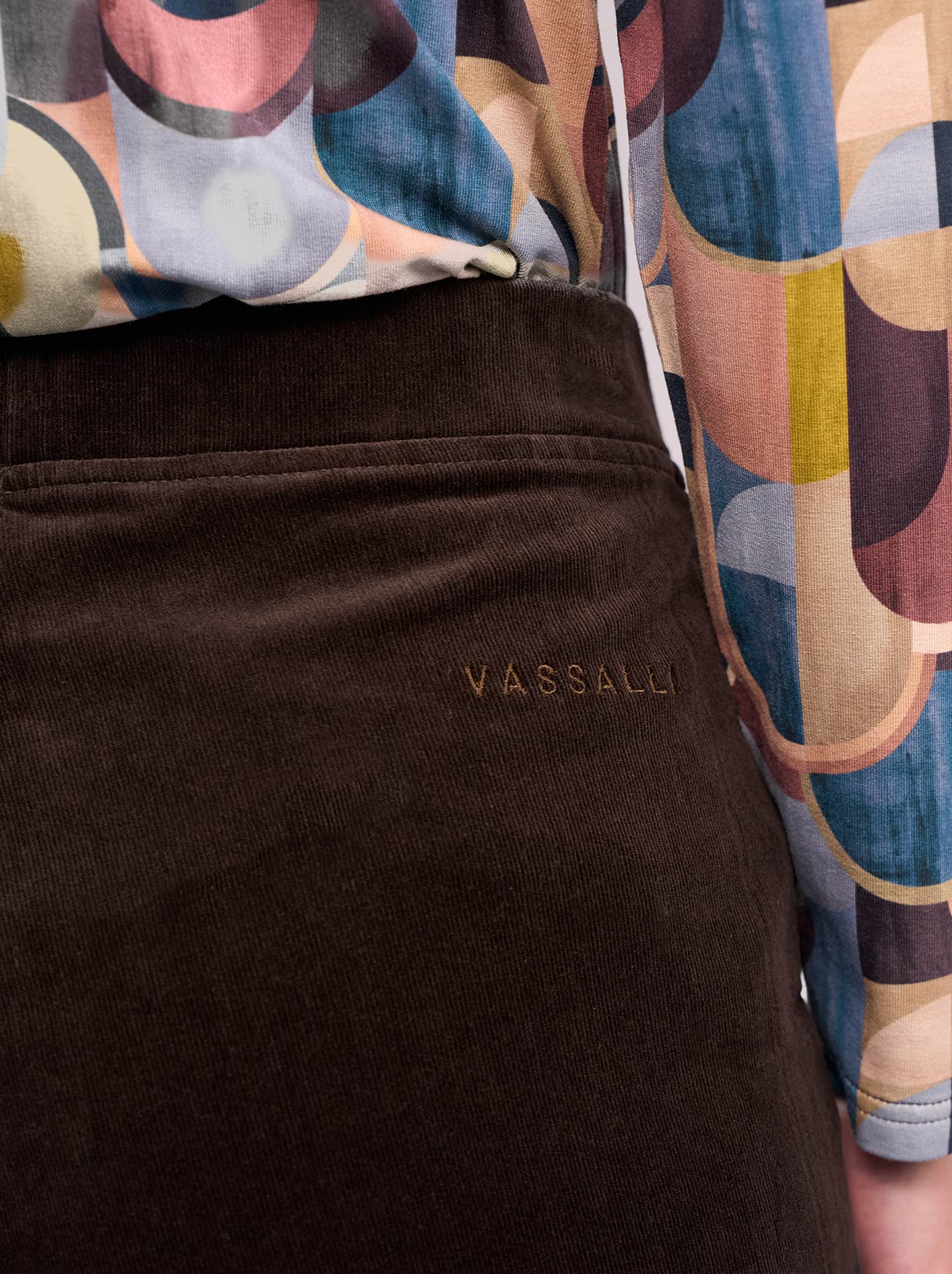 VASSALLI LOFT CORD WIDE LEG PULL ON - Image 9