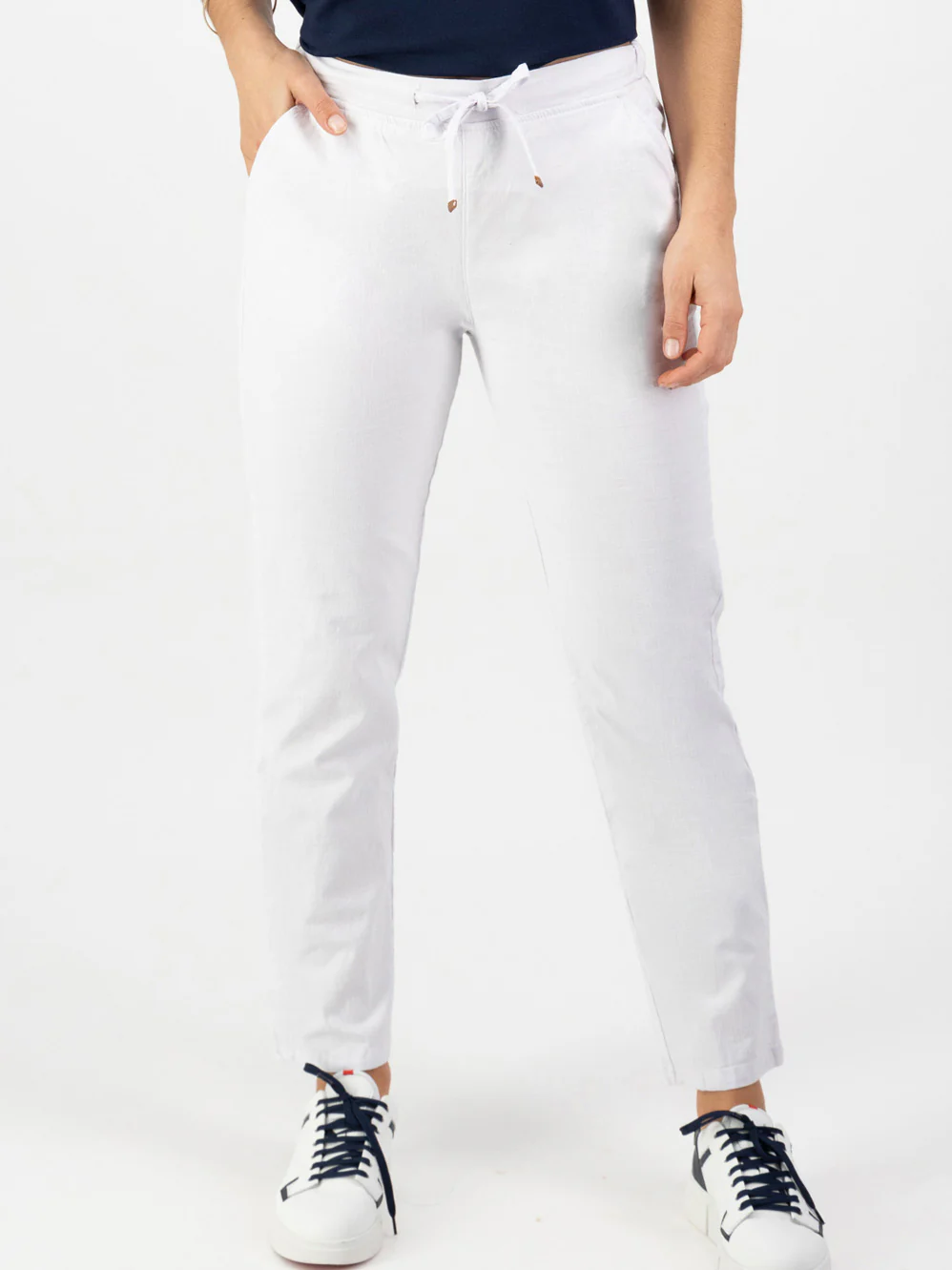 VASSALLI ANKLE GRAZER TIE PANT - Image 10