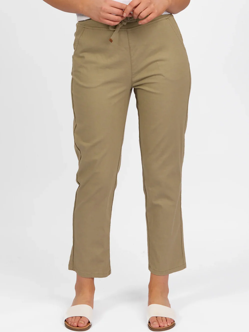 VASSALLI ANKLE GRAZER TIE PANT - Image 17
