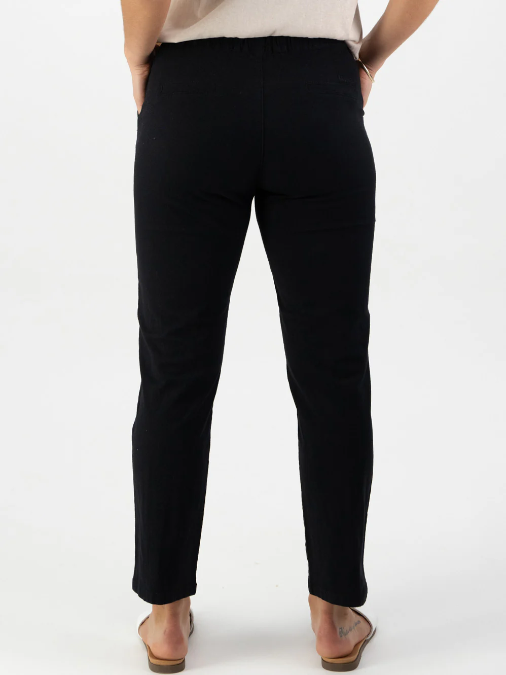 VASSALLI ANKLE GRAZER TIE PANT - Image 6