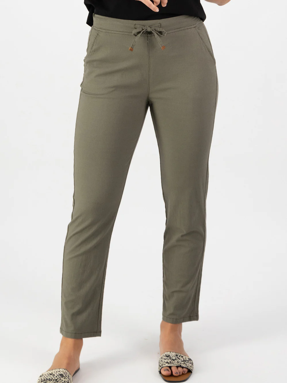 VASSALLI ANKLE GRAZER TIE PANT - Image 7