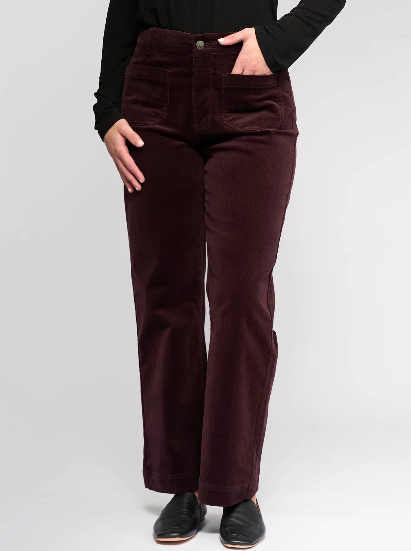 VASSALLI ANKLE GRAZER CORD PANT