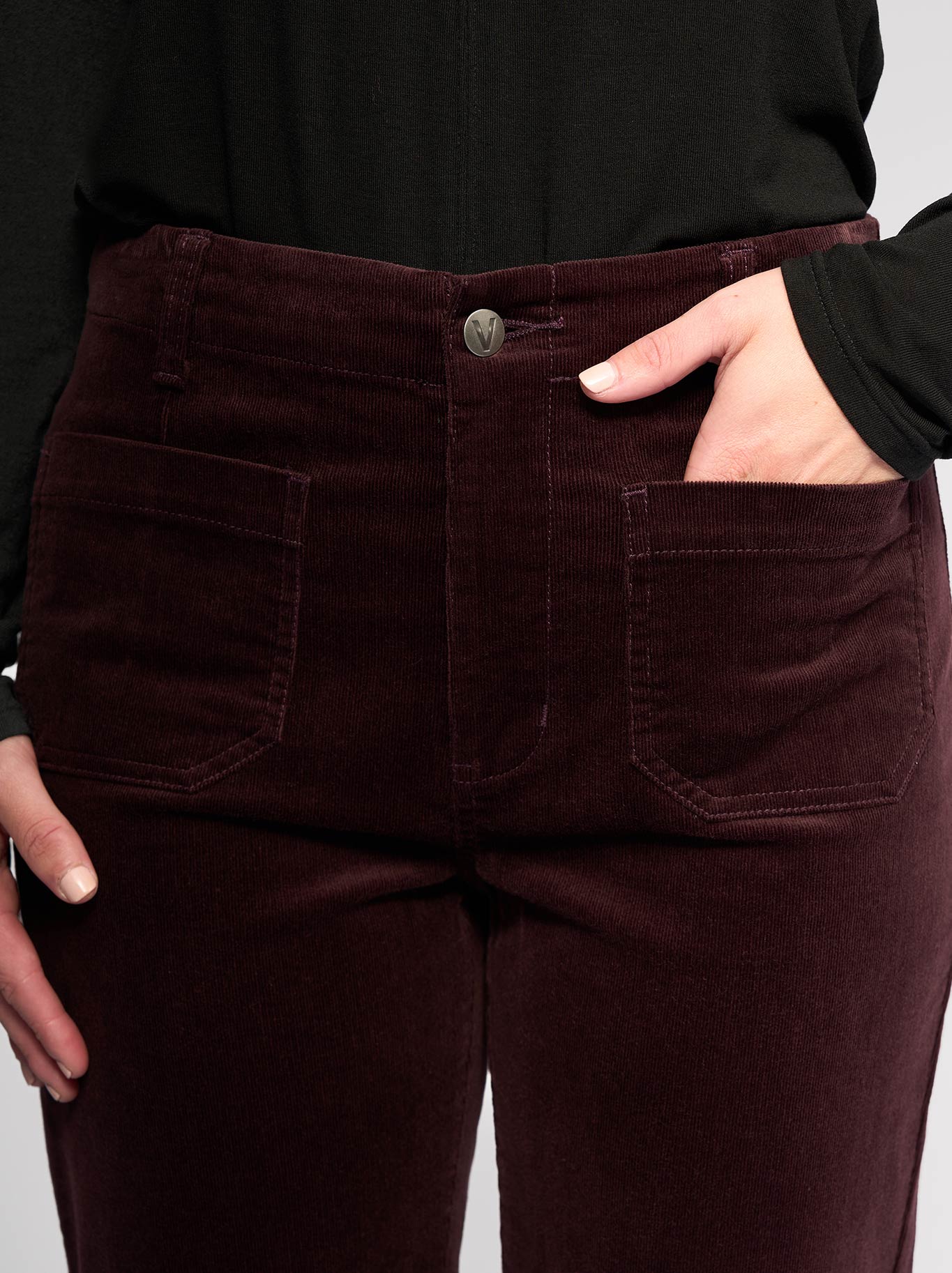 VASSALLI ANKLE GRAZER CORD PANT - Image 2
