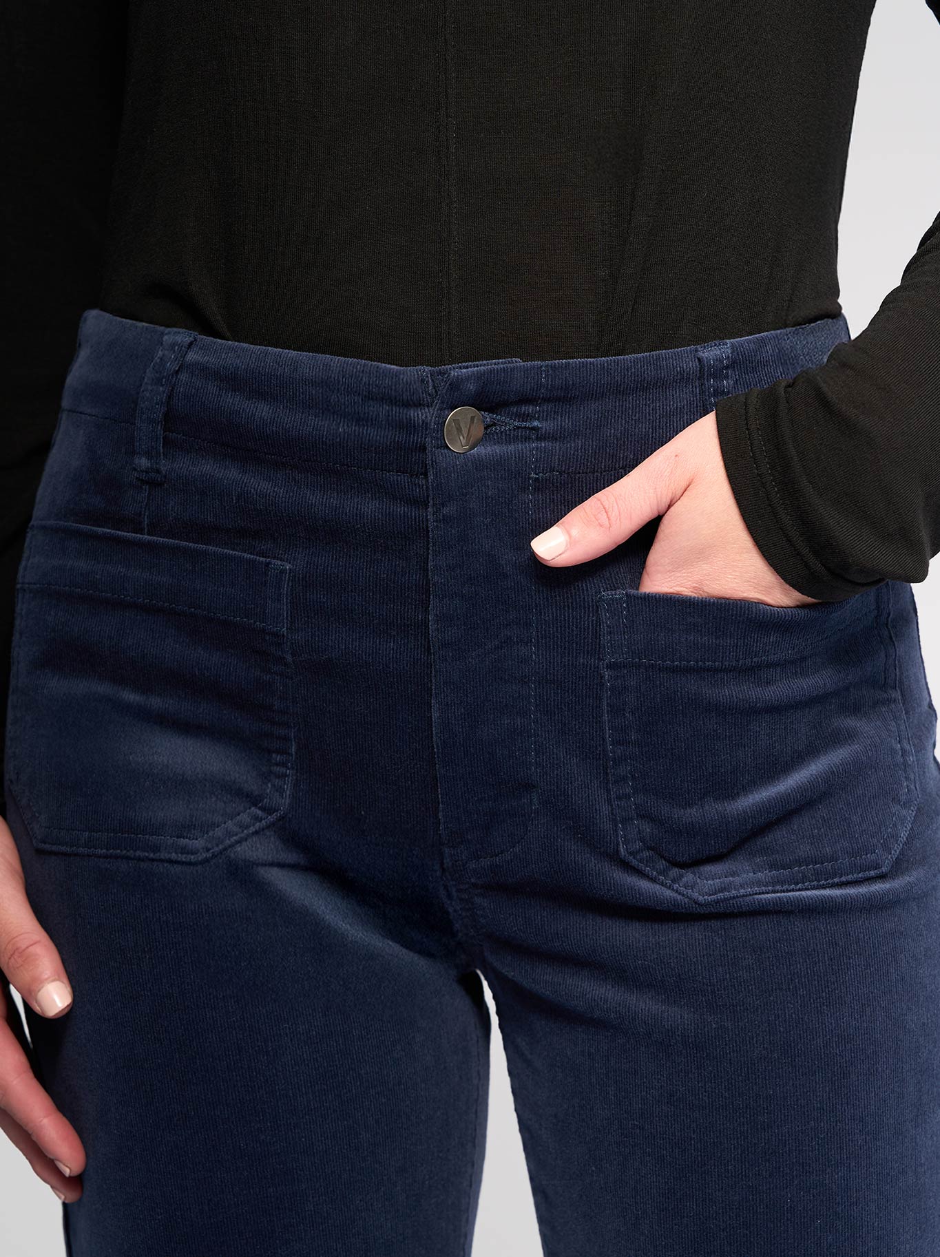 VASSALLI ANKLE GRAZER CORD PANT - Image 5