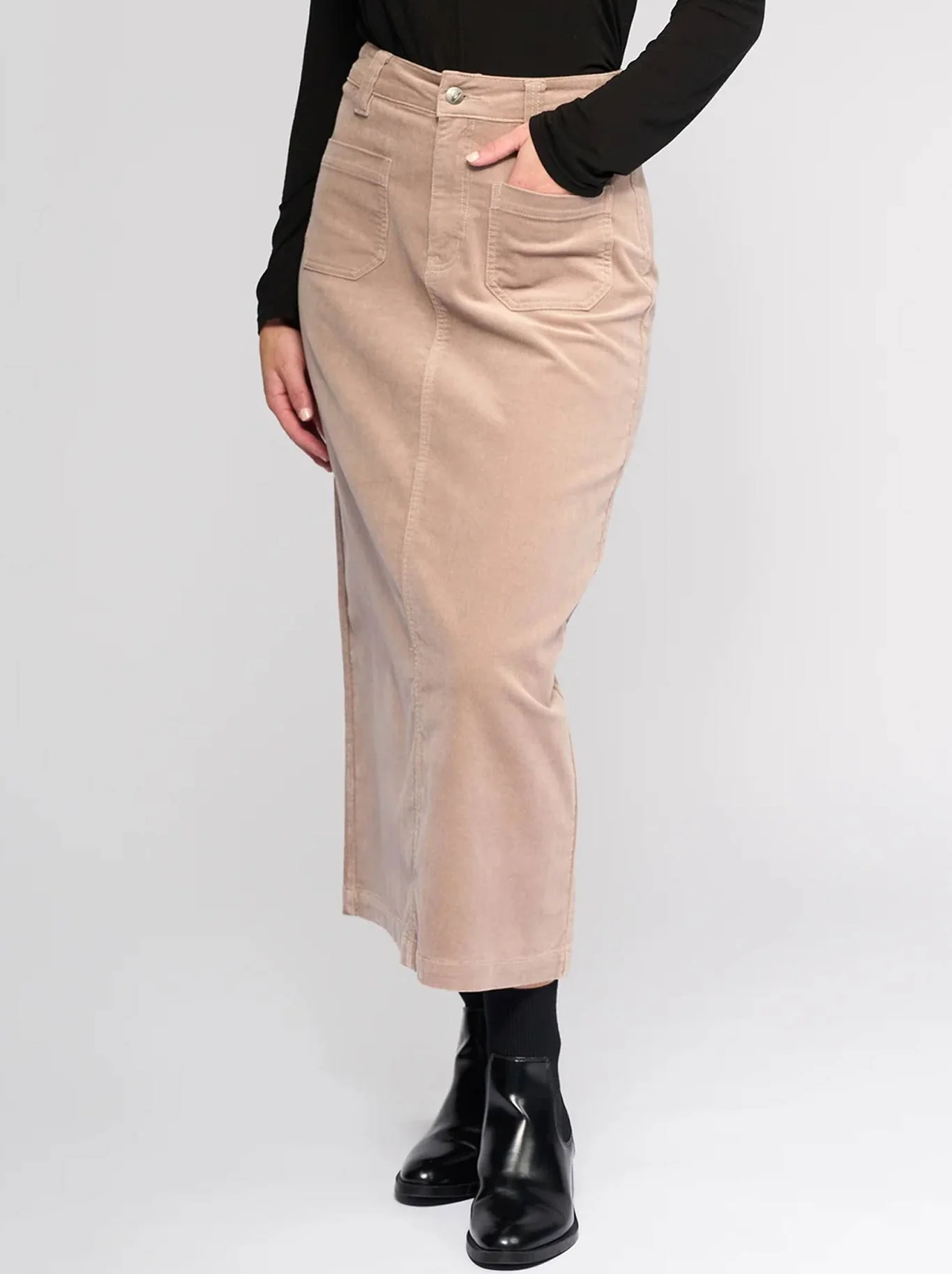 VASSALLI LANE CORD SKIRT - Image 2