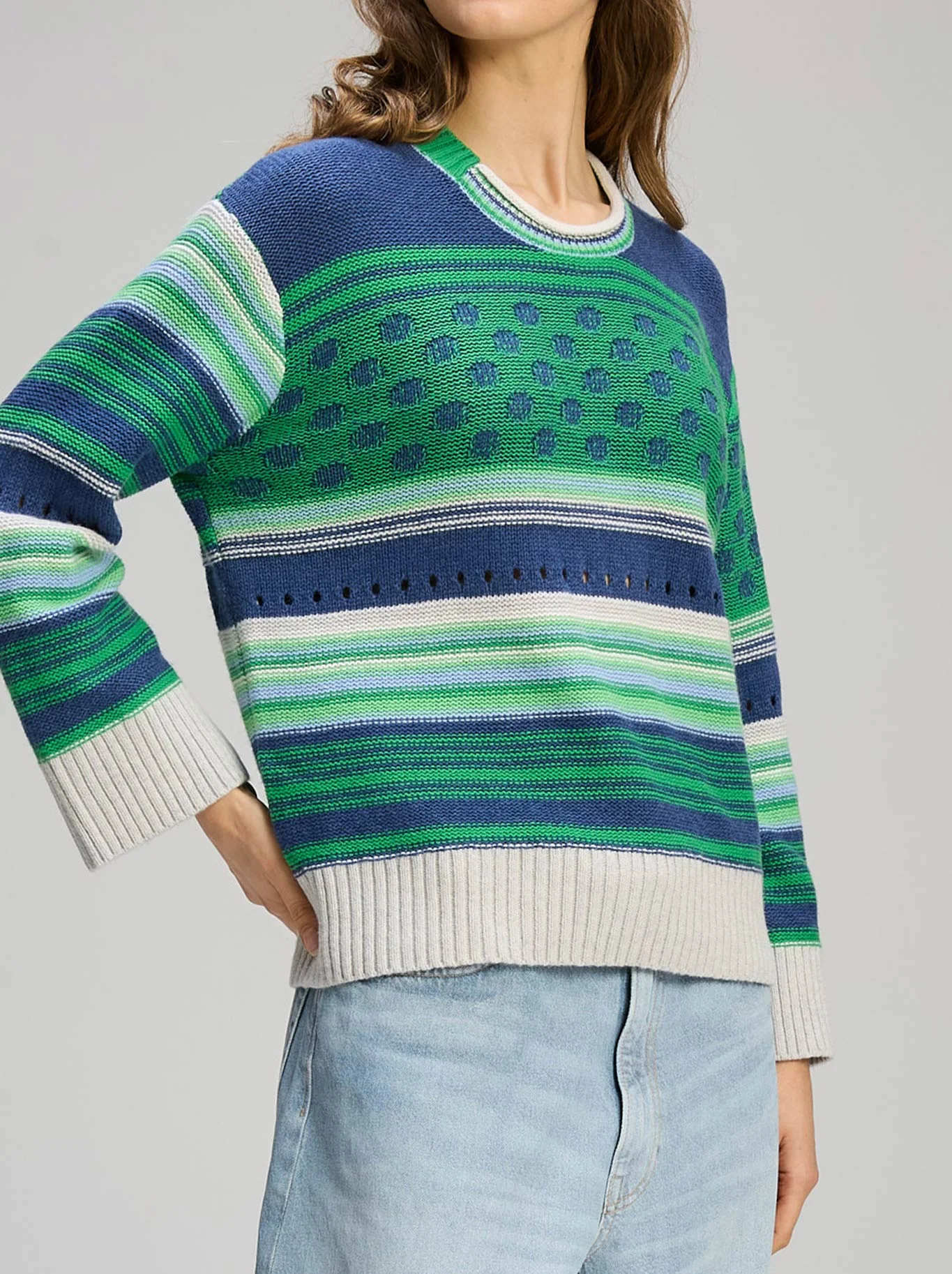 ZAKET & PLOVER STRIPE POP JUMPER - Image 2