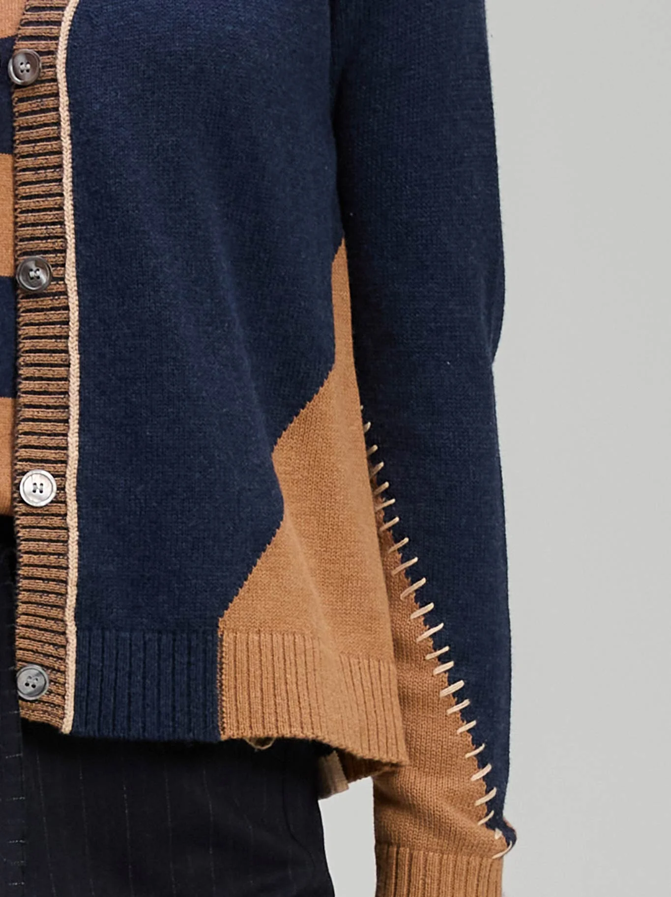 ZAKET & PLOVER DUAL STITCH CARDI - Image 3