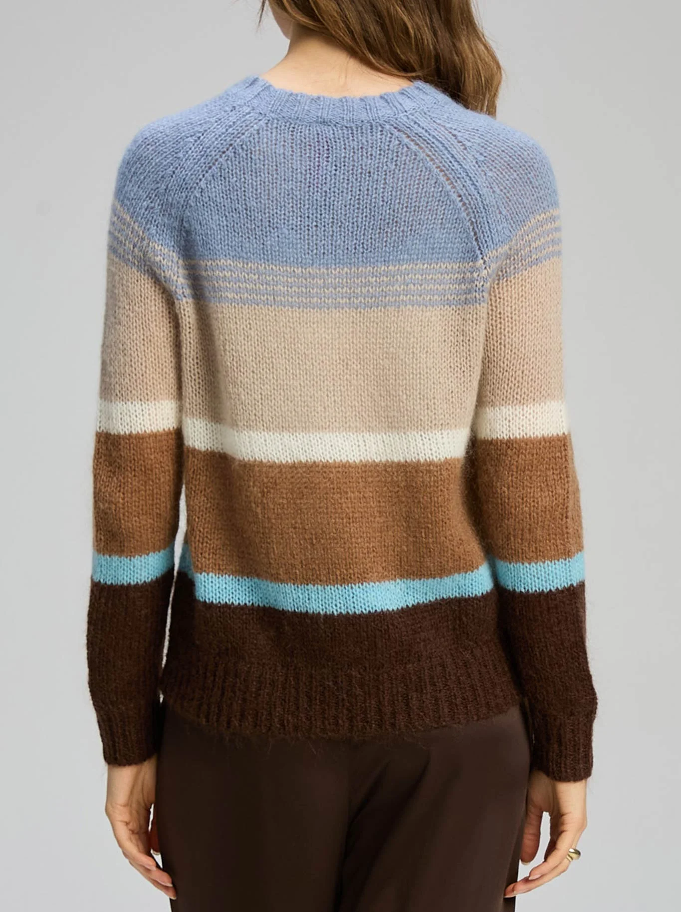 ZAKET & PLOVER KID MOHAIR LINES CREW - Image 3