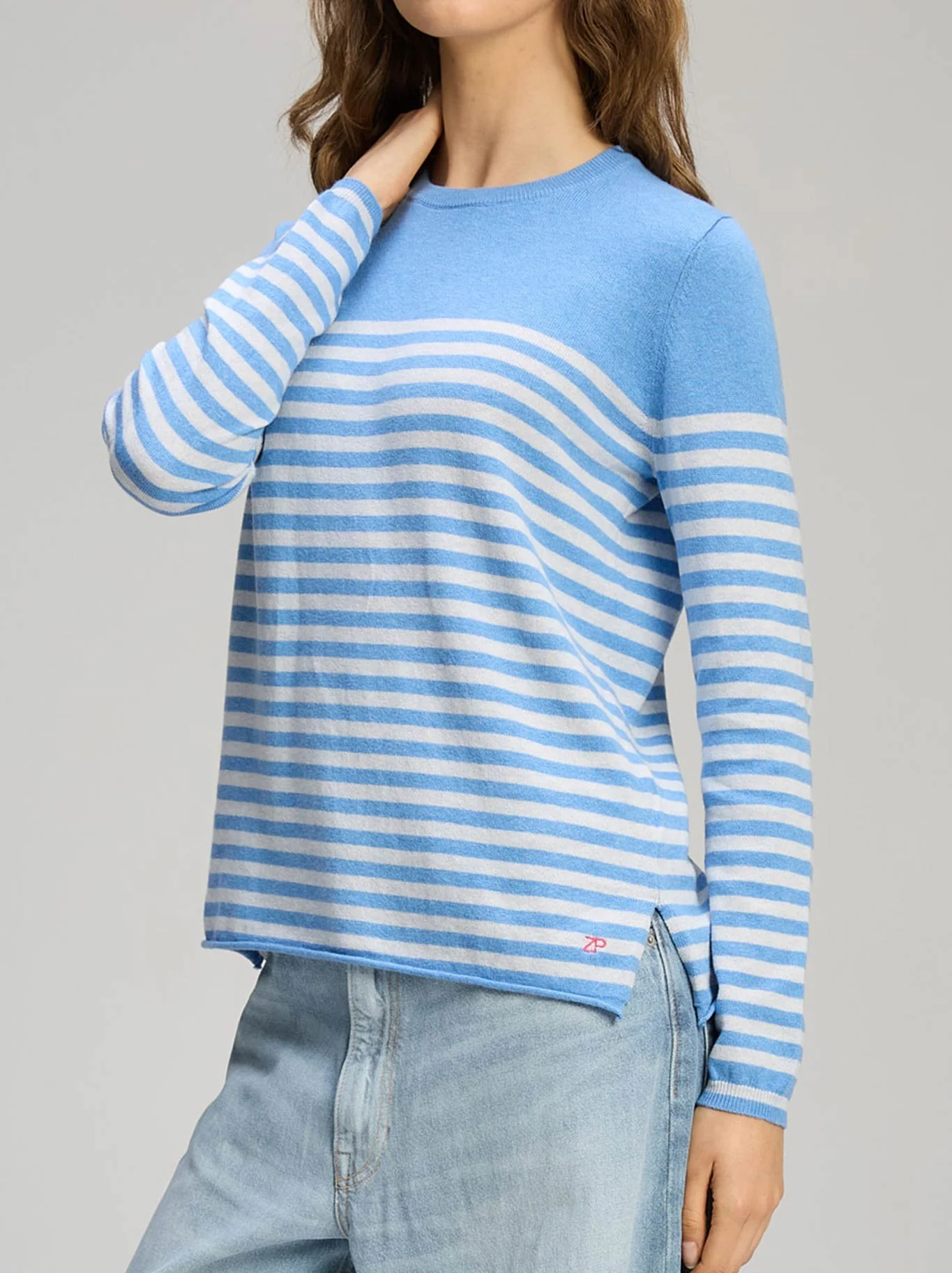 ZAKET & PLOVER DETAIL STRIPE CREW - Image 2