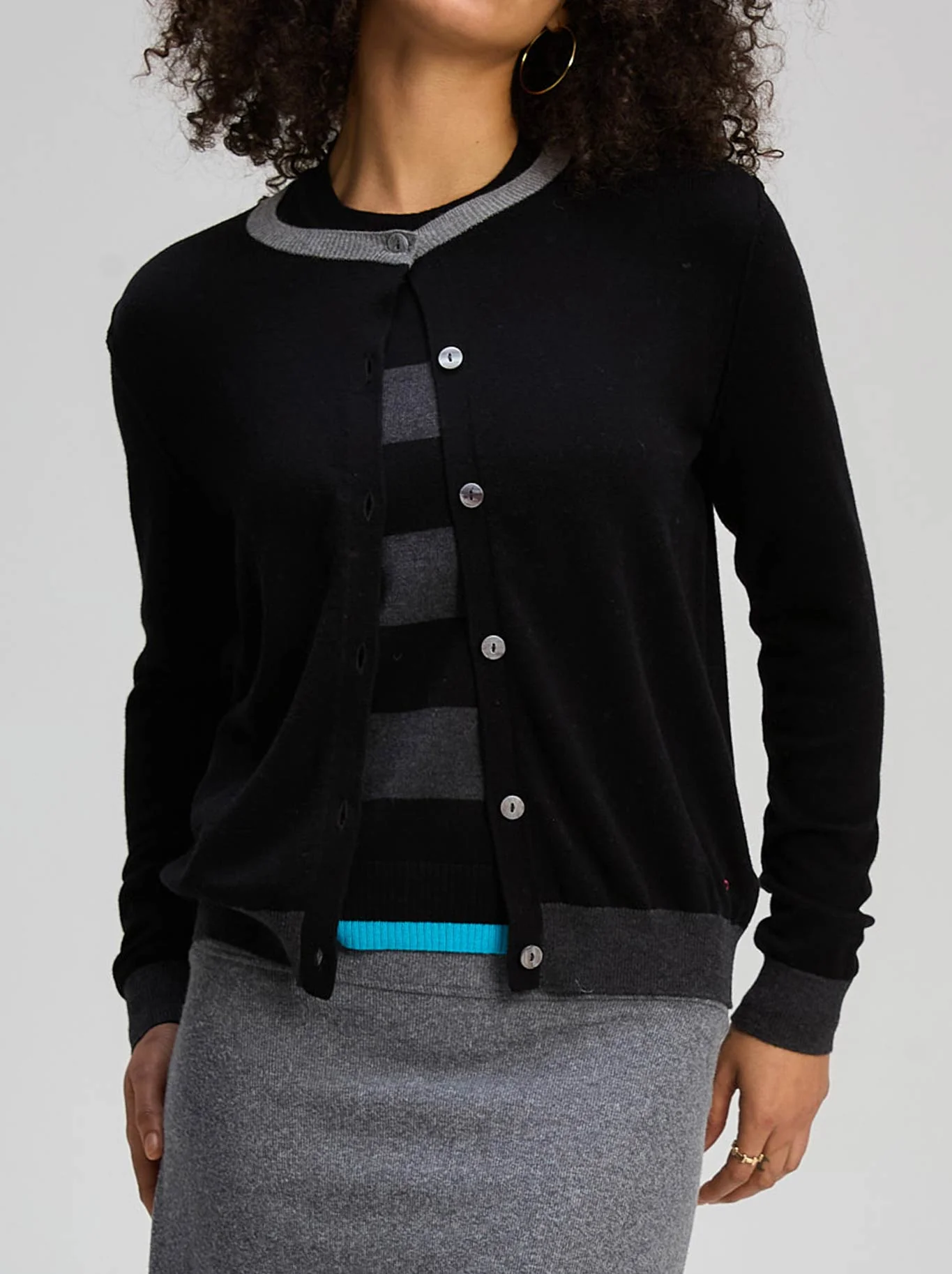 ZAKET & PLOVER ESSENTIAL CREW CARDI
