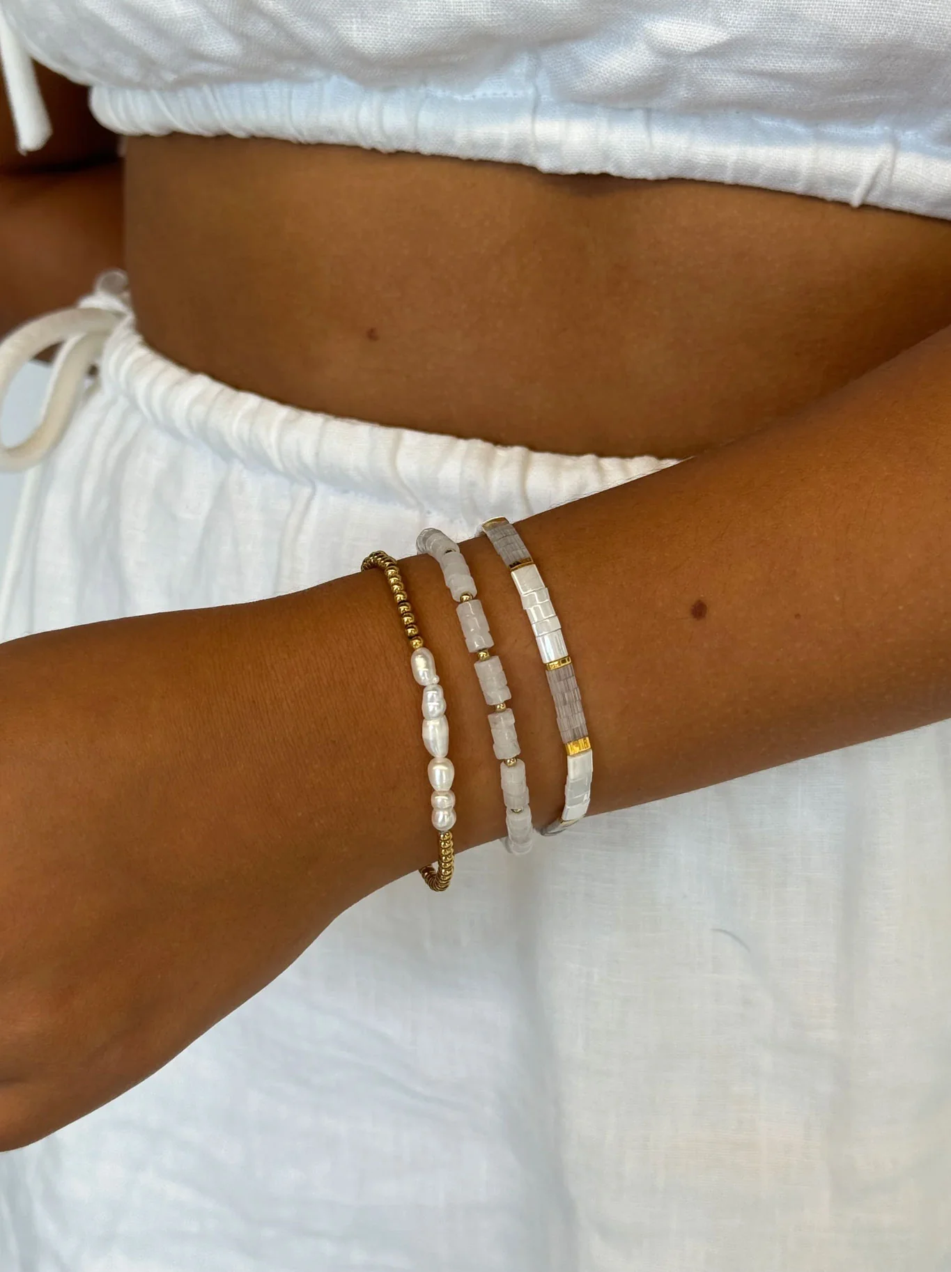 ZAFINO MINI PEARL BRACELET - Image 2