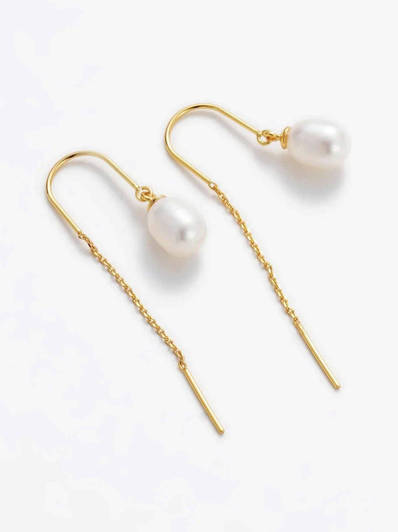 ZAFINO TALIA THREAD EARRING - Image 2