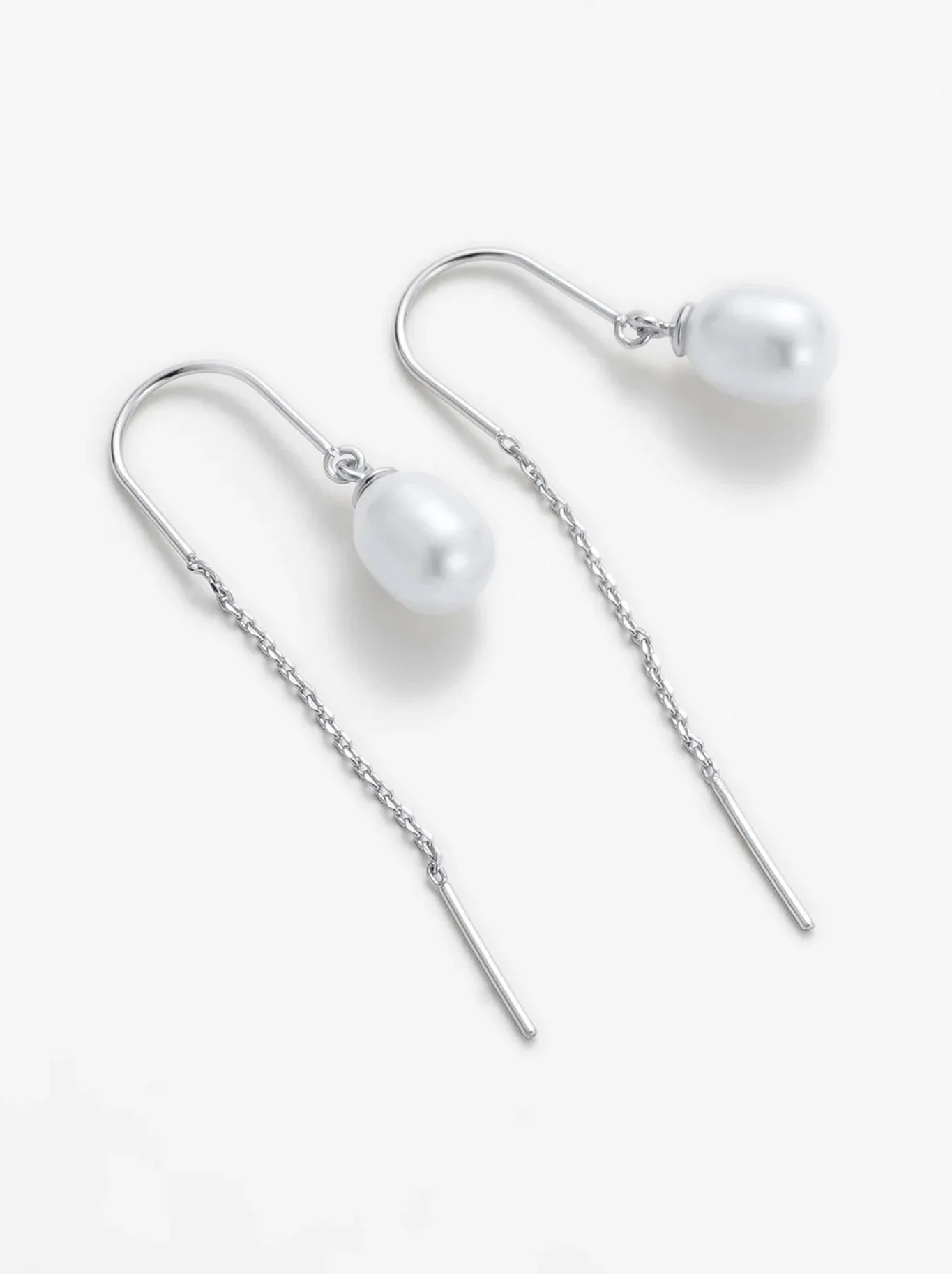 ZAFINO TALIA THREAD EARRING - Image 2